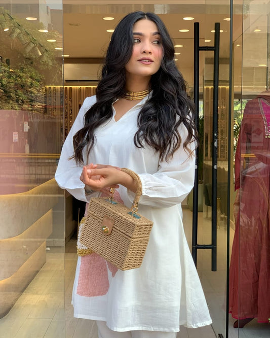 Premium Cotton Co-ord Set for Women | Embroidered Summer Co-ord Suit