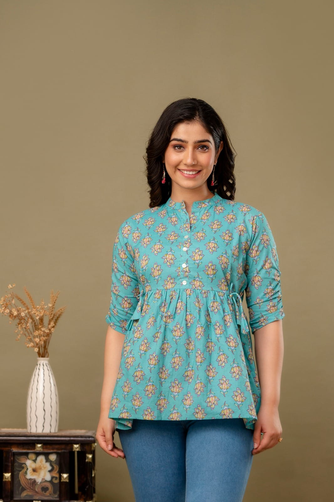 Pure Cotton Printed Tops & Short Kurtis – Summer Casual Wear for Women