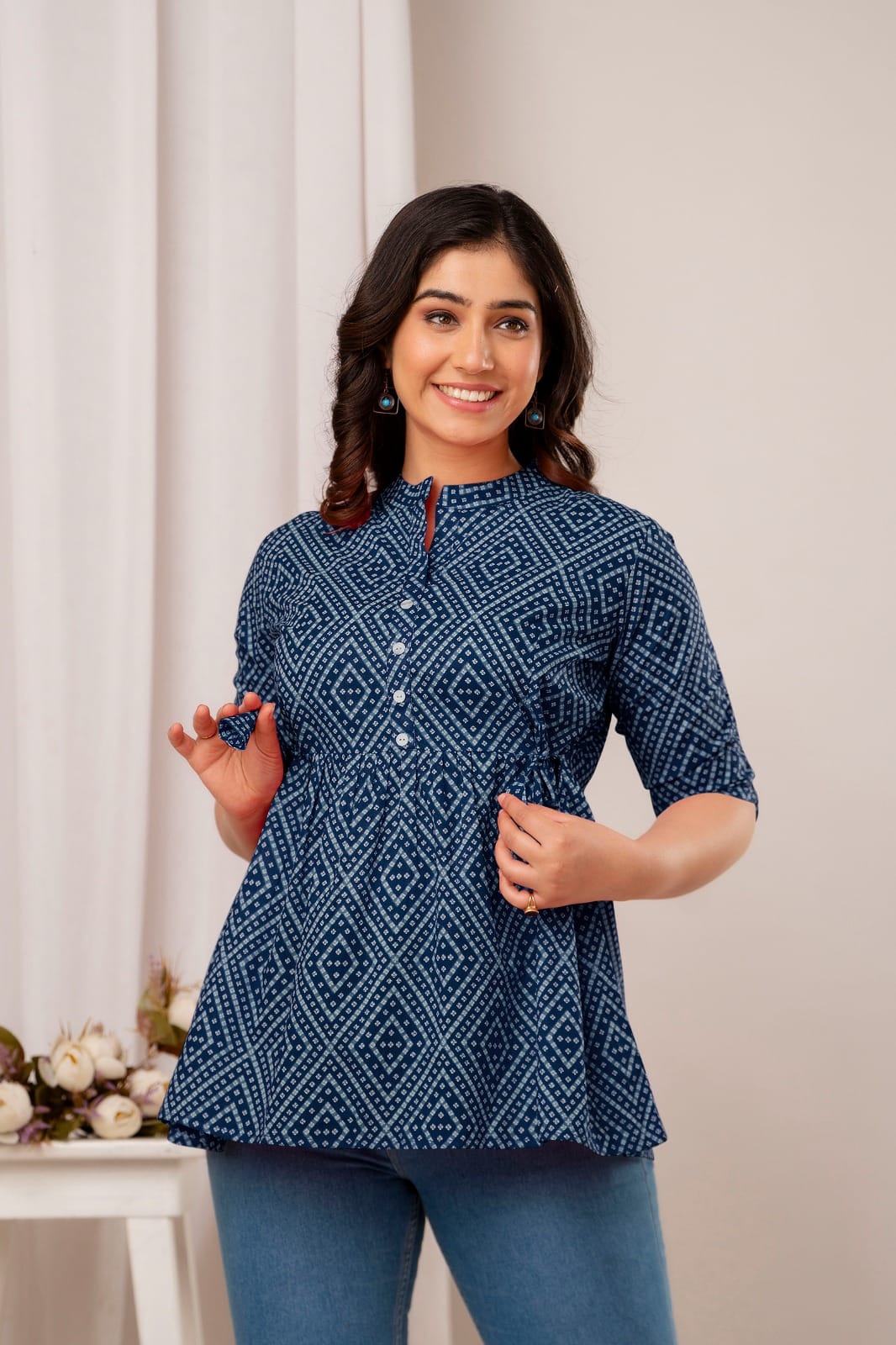 Pure Cotton Printed Tops & Short Kurtis – Summer Casual Wear for Women