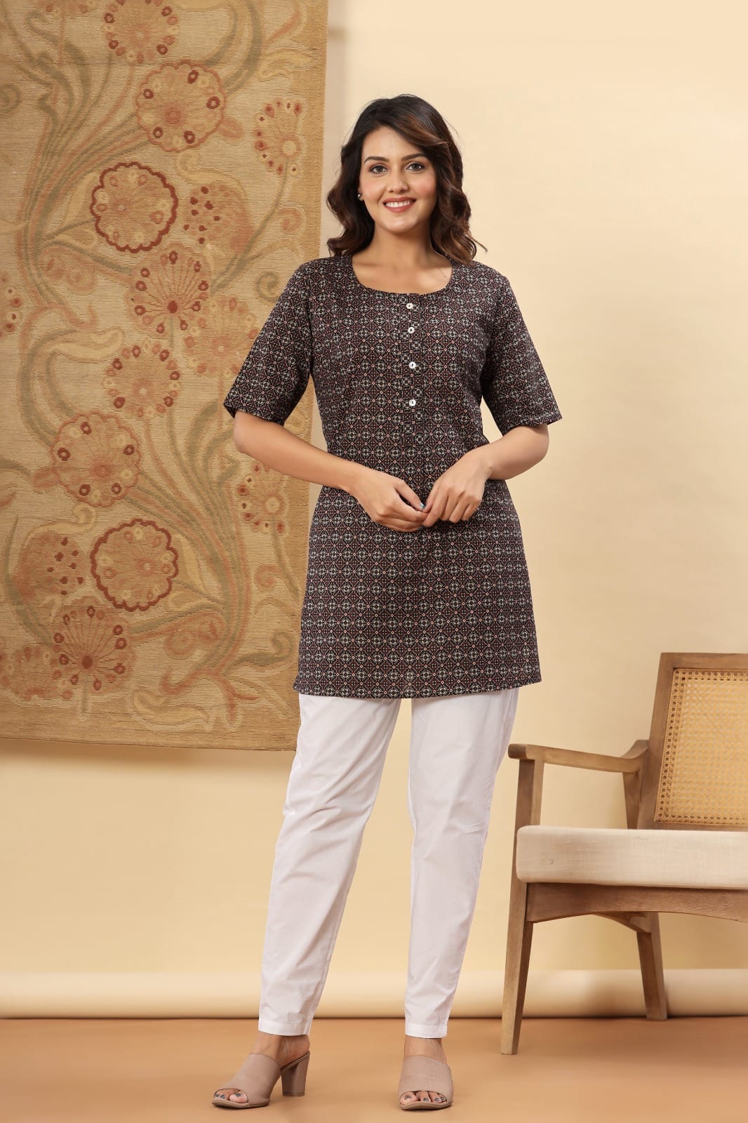 Pure Cotton Printed Tops & Short Kurtis – Summer Casual Wear for Women