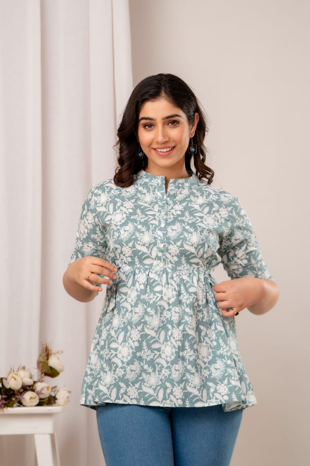 Pure Cotton Printed Tops & Short Kurtis – Summer Casual Wear for Women