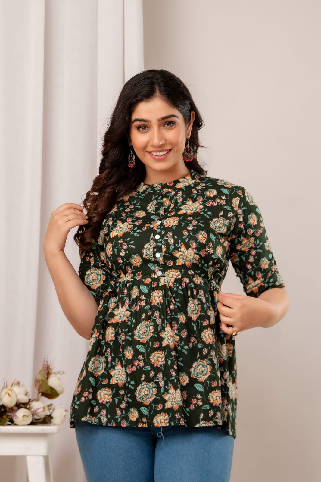 Pure Cotton Printed Tops & Short Kurtis – Summer Casual Wear for Women