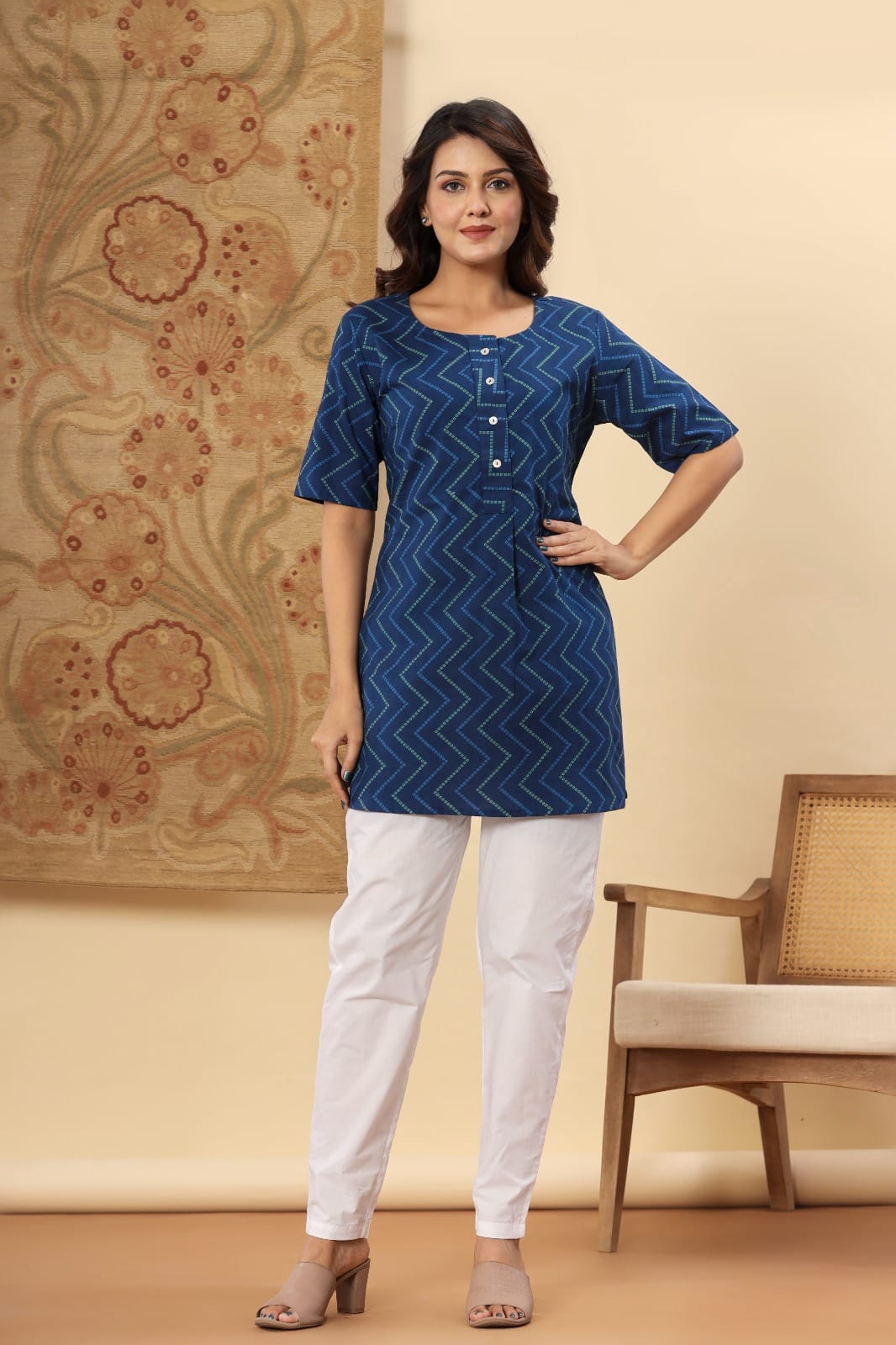 Pure Cotton Printed Tops & Short Kurtis – Summer Casual Wear for Women